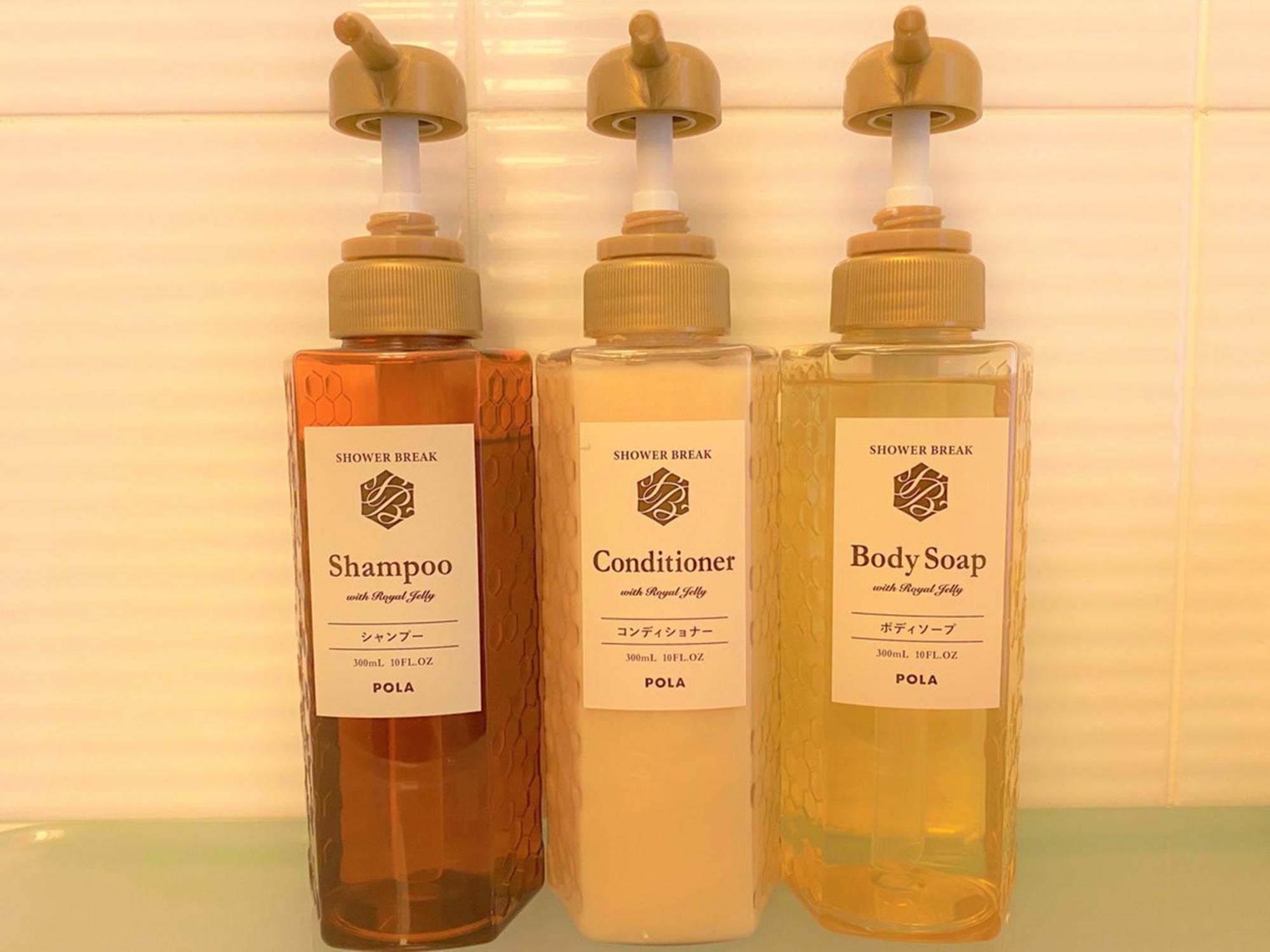 Sapporo Prince Hotel Exterior photo Shampoo, conditioner, and body soap